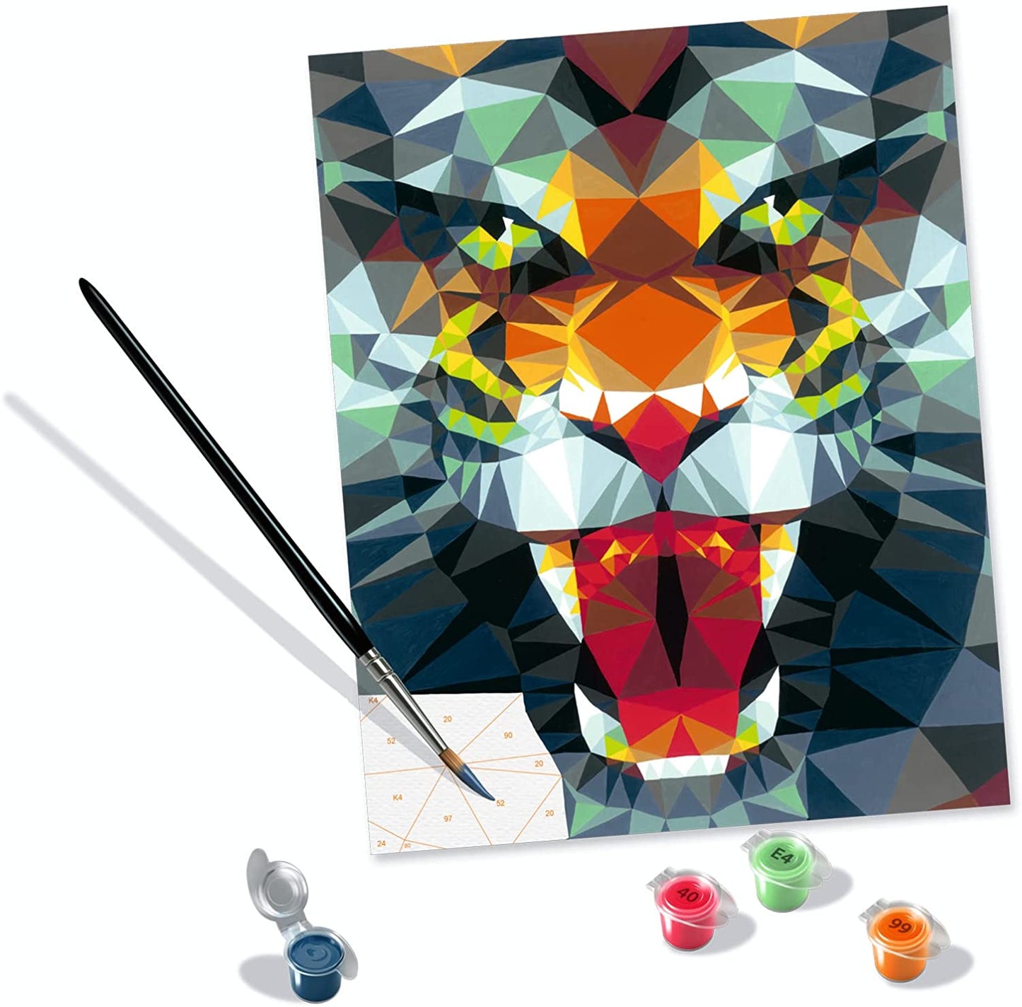 CreArt Trend quadrati - Polygon Tiger - 23514 8