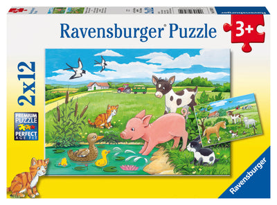 Puzzle 2x12 - Cuccioli di campagna - 07582 9