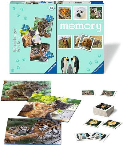 Multipack memory + 3 puzzle Cuccioli 20984 2