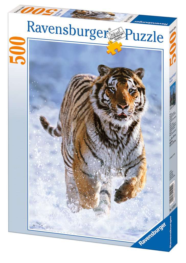 Puzzle 500 pz Tigre sulla neve - 14475 4