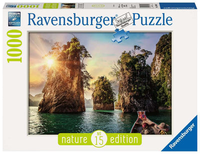 Puzzle 1000 pz - Foto & Paesaggi - Rocce di Cheow Lan, Thailandia - 13968 2