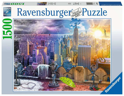 Puzzle 1500 pz Le stagioni di New York - 16008 2