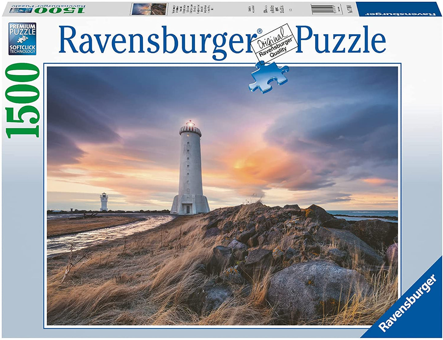 Puzzle 1500 pz Cielo magico sopra il faro Akranes, Islanda - 17106 4