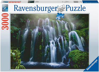 Puzzle Ravensburger 3000 pezzi Cascate Indonesiane - dimensioni completato 121x80 cm
