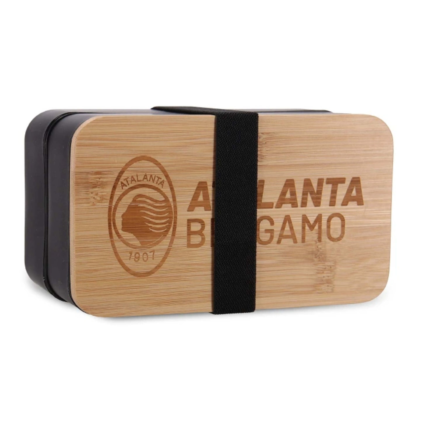 LUNCH BOX ATALANTA A DUE LIVELLI CON COPERCHIO IN BAMBOO E POSATE