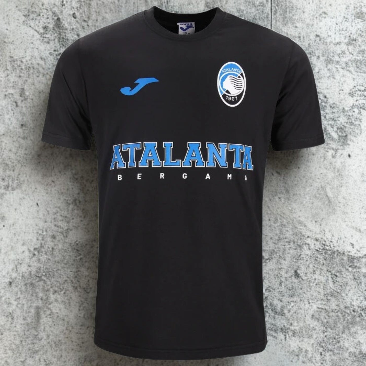 Maglietta Atalanta B.C. Ufficiale Joma Desert Nera in Cotone Taglia XXL