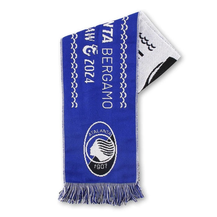 Sciarpa ufficiale Atalanta Real Madrid Supercoppa UEFA 2024 fronte
