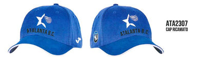 ATA2307 CAPPELLINO BASEBALL BIANCO RICAMATO ATALANTA B.C.
