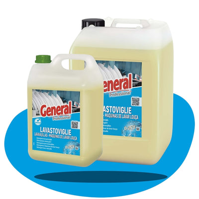 General Professional Detergente Lavastoviglie per Acque Dolci e Medie 6 Kg