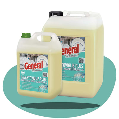 General Professional Detergente Lavastoviglie per Acque Dure Plus 6 Kg