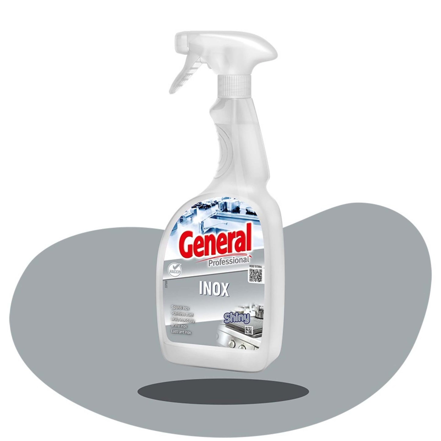 General Professional Pulitore Rapido e Lucidante per Inox 0,75 lt