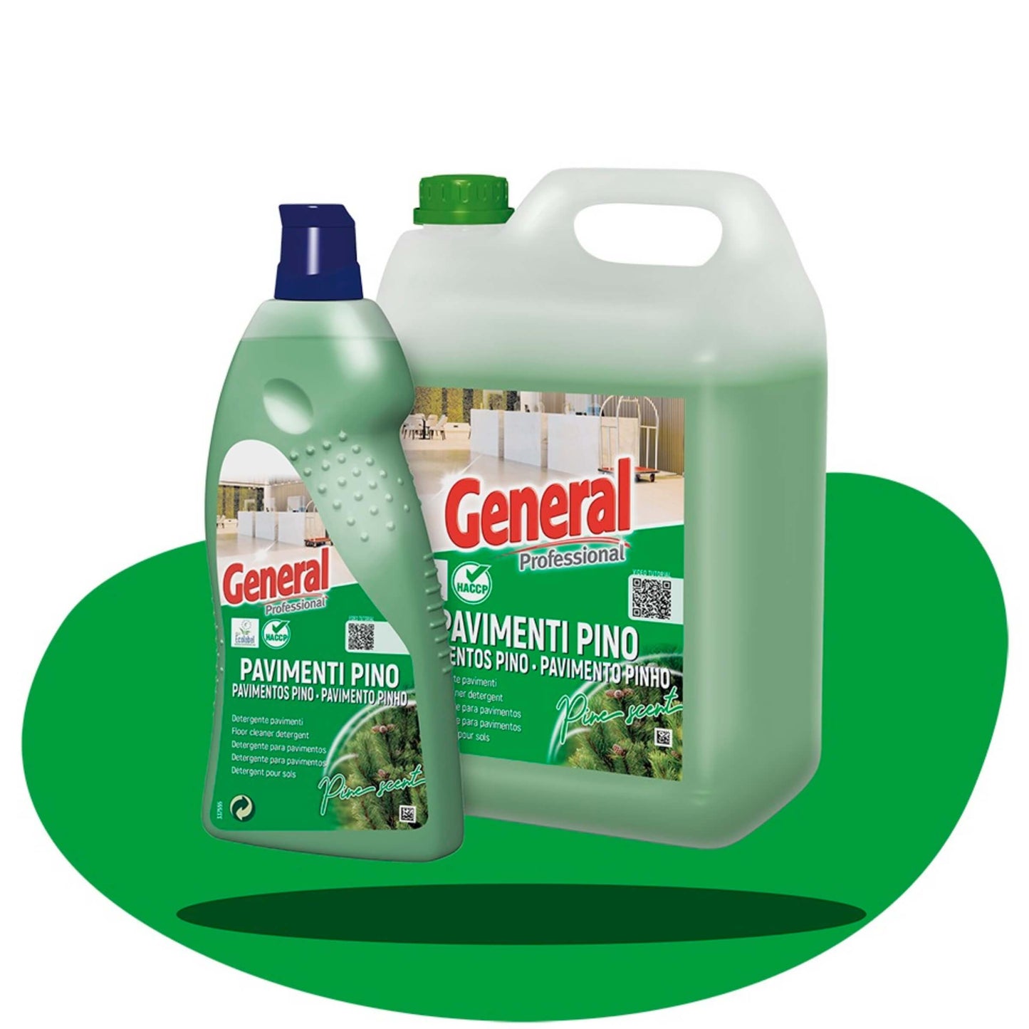 General Professional Detergente Pavimenti Profumo Pino Ecolabel 5 Kg