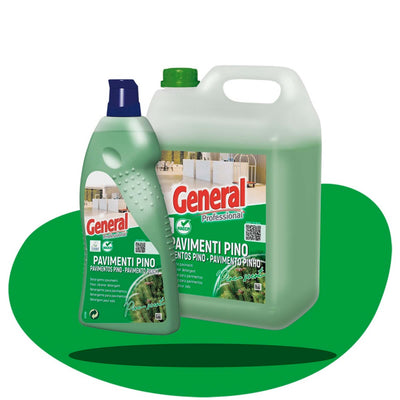 General Professional Detergente Pavimenti Profumo Pino Ecolabel 5 Kg