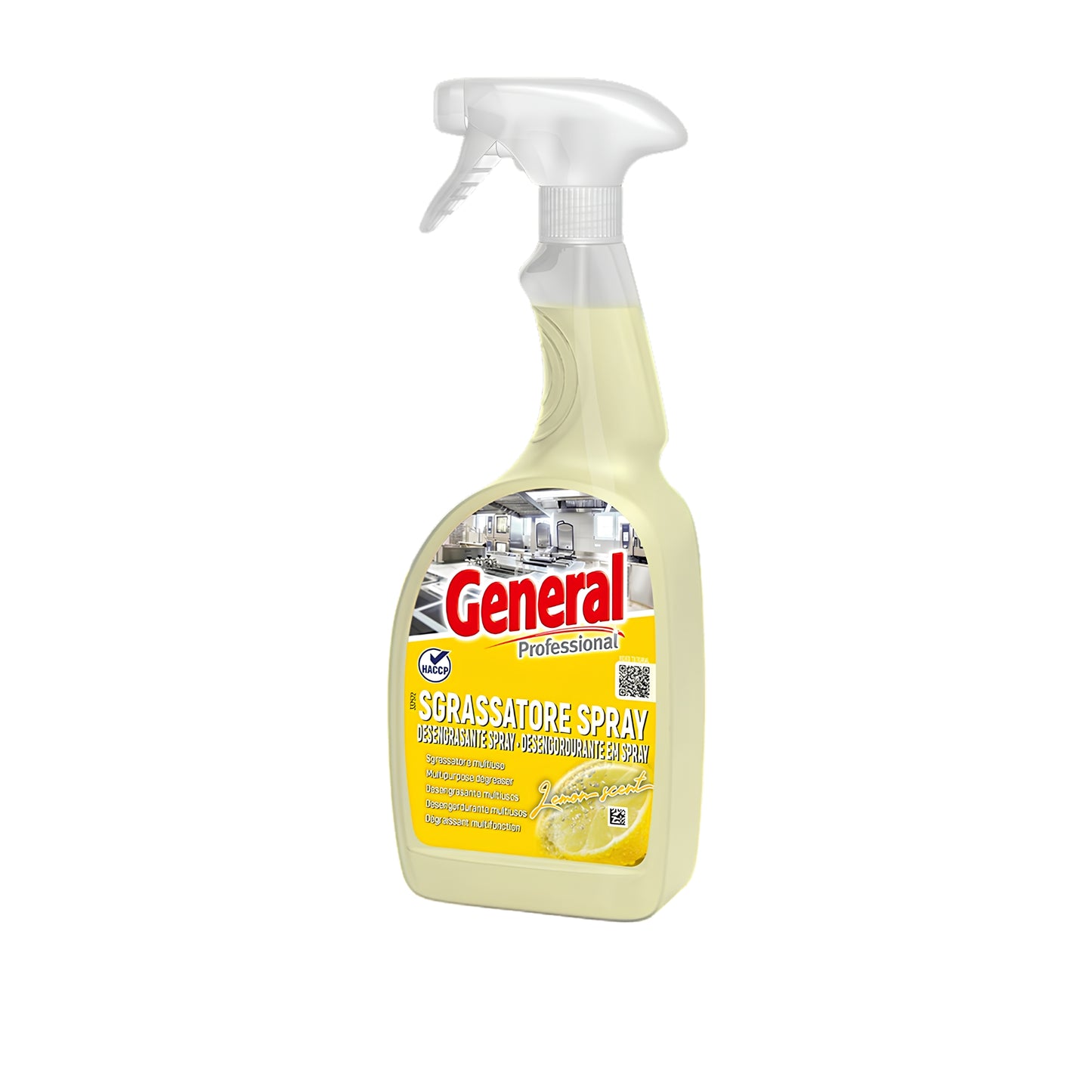 General Professional Sgrassatore Spray Multiuso al Limone per Superfici 750 ml