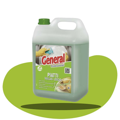 General Professional Detergente Piatti a Mano Profumo Limone 5 Kg
