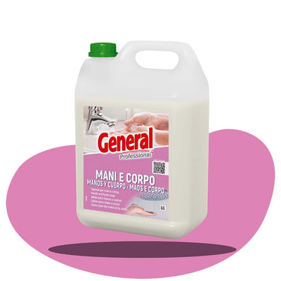 General Professional Sapone Lavamani e Corpo Profumo Floreale 5 Kg
