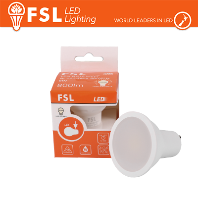 GU10 Lampadina LED - 3W 6500K 270LM 100° CRI>80 Antiriflesso