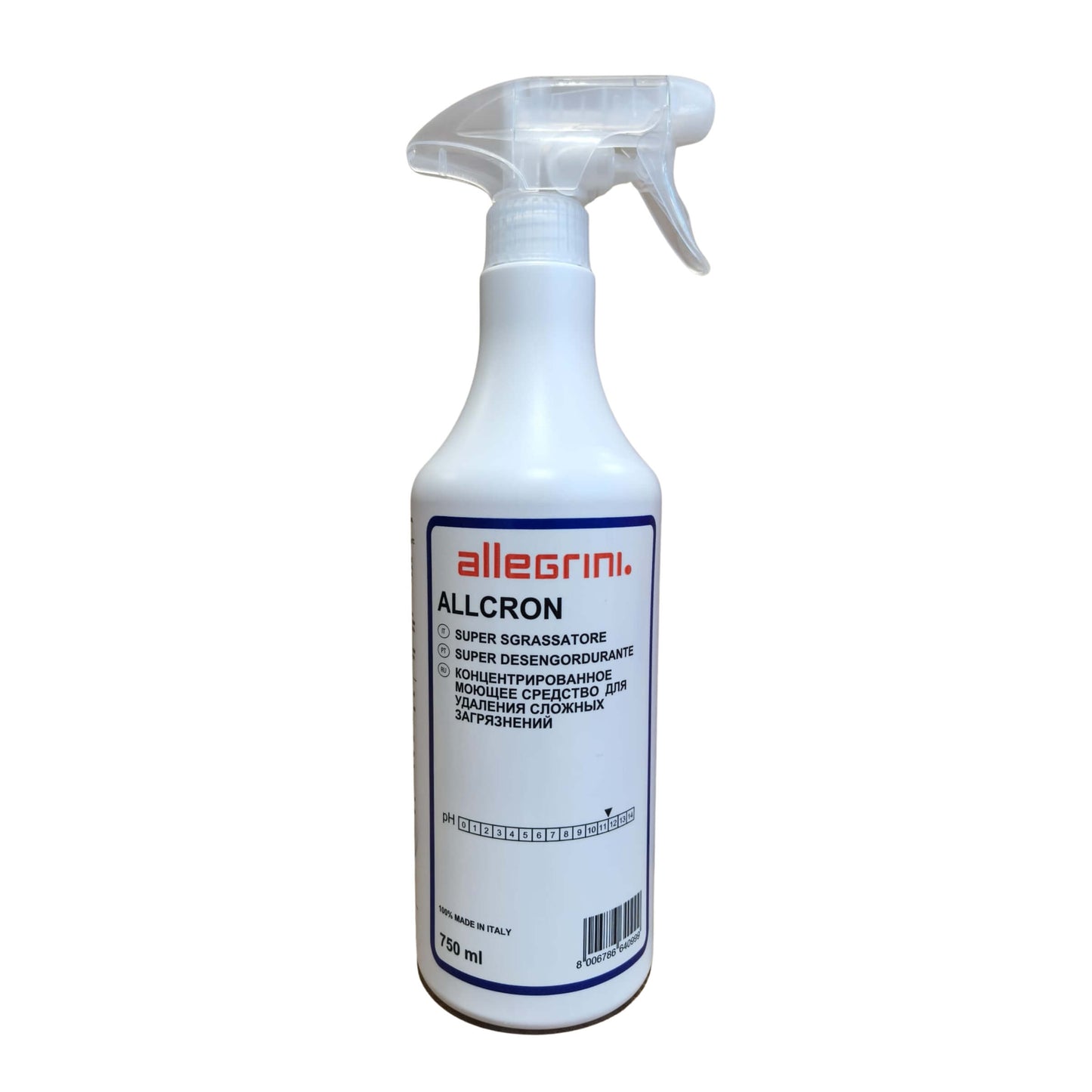 Allegrini Allcron Super Sgrassatore Concentrato per Grasso e Sporco Ostinato  750 ml
