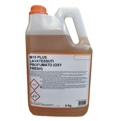 Allegrini M15 Plus Lavatessuti Profumato Detergente Igienizzante Concentrato per Tessuti e Moquette 5 kg