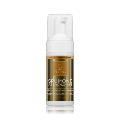 Spumone abbronzante mousse carota acqua cocco 100ml Lady Venezia pelle medio-chiara