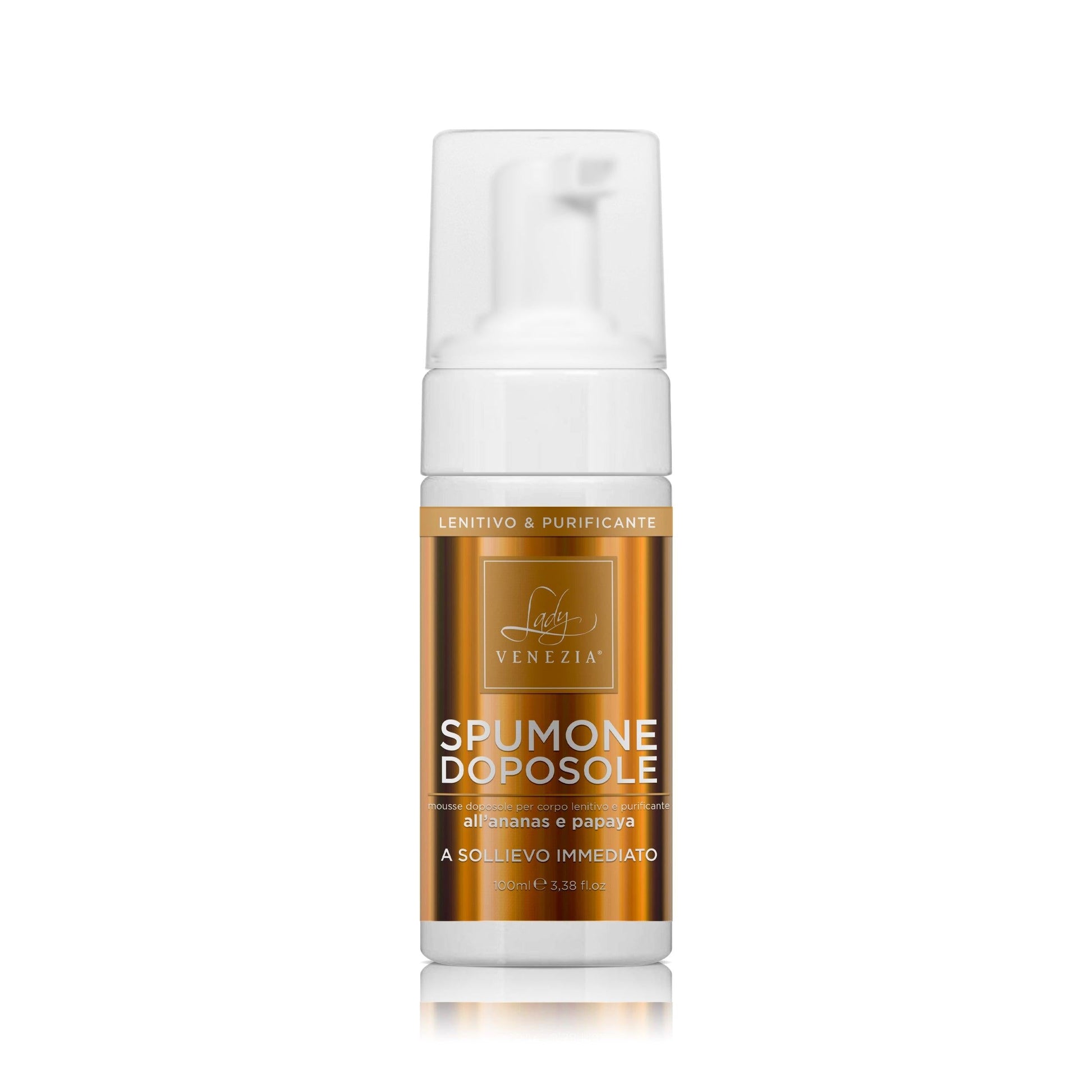 Spumone doposole ananas papaya 100ml Lady Venezia effetto lenitivo purificante