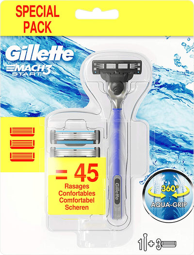 GILLETTE MACH 3 Start Manico + 3 Lame per Rasoio