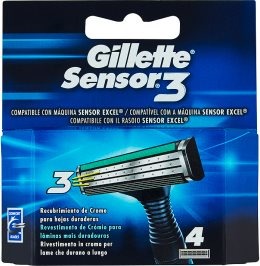 RICAMBI LAMETTE GILLETTE SENSOR 3   x4