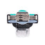 Gillette Mach3 testine ricambio dettaglio tripla lama affilata confezione da 4