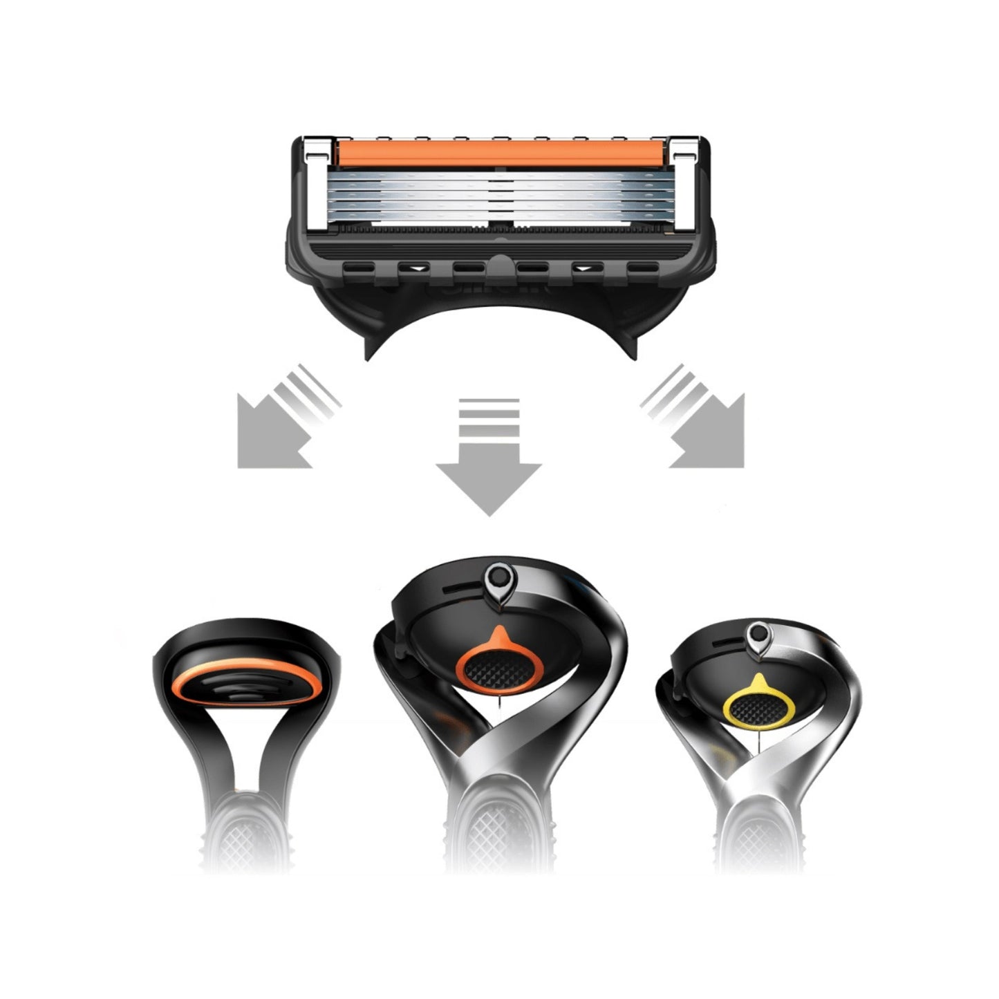 Blister da 4 Ricambi Lamette Gillette Fusion Proglide Manual