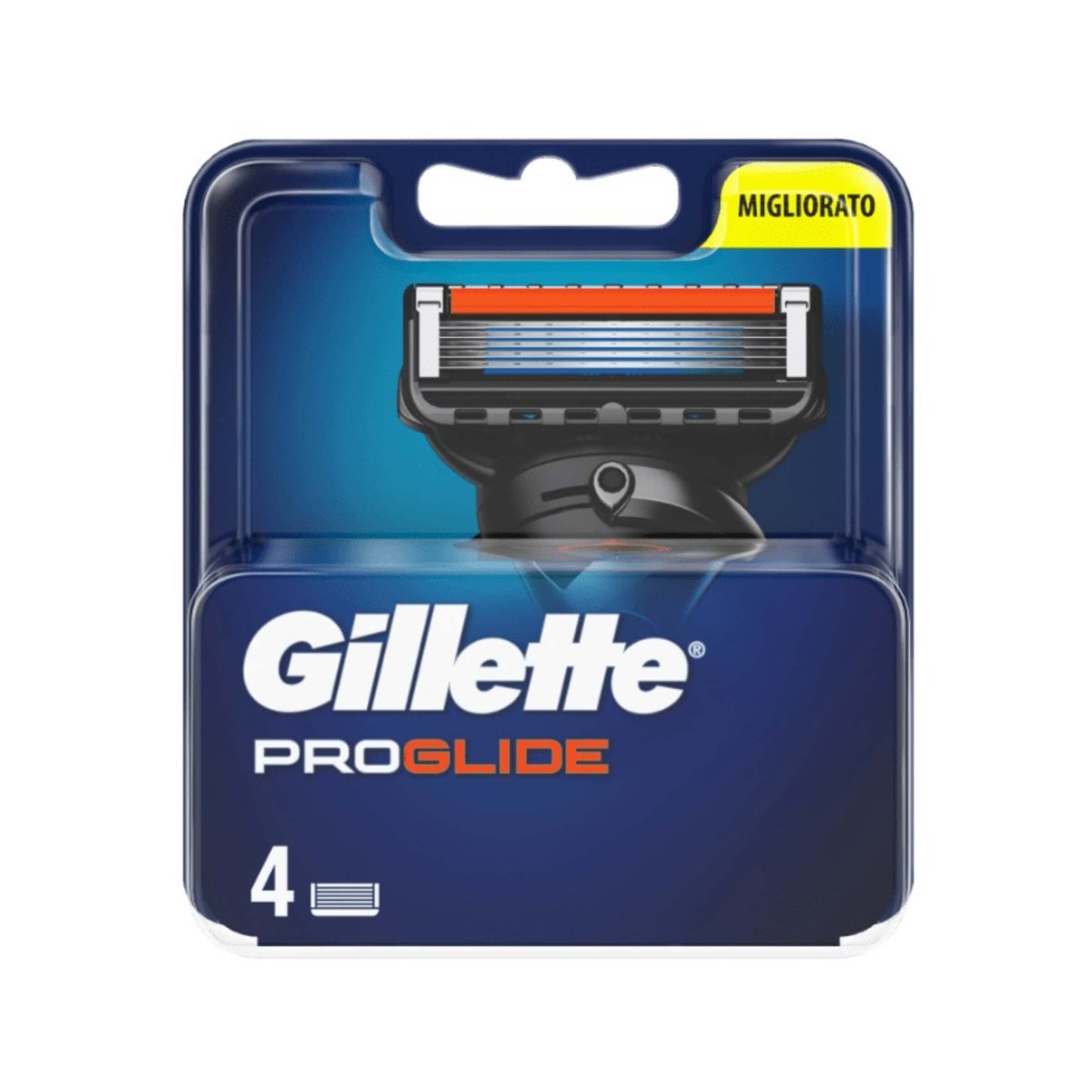 Blister 4 lamette ricambio Gillette Fusion ProGlide Manual, 5 lame con striscia Lubrastrip avanzata