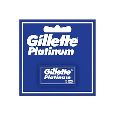 RICAMBI LAMETTE GILLETTE PLATINUM PLUS x5