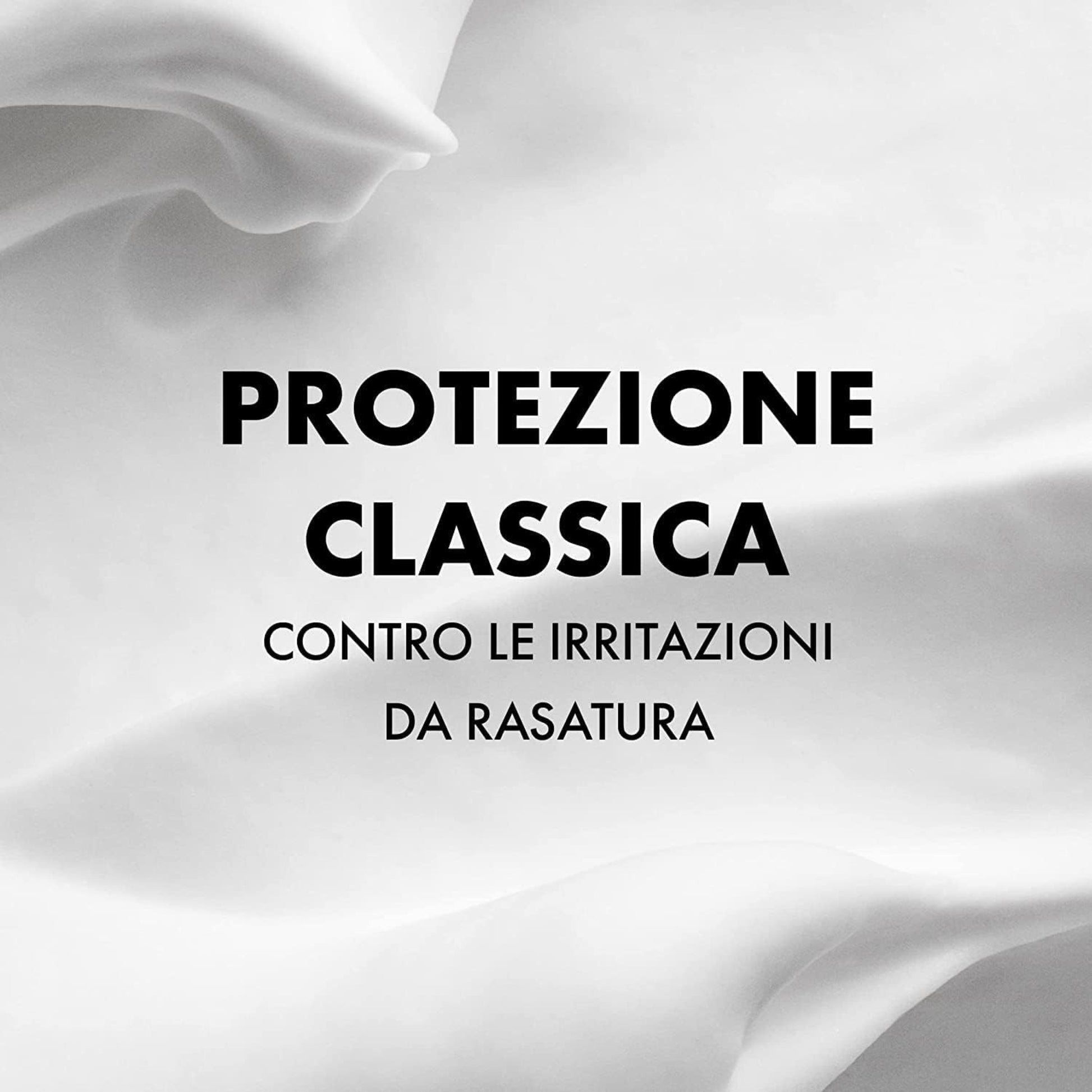 Dettaglio etichetta Gillette Classic Rossa 300ml con indicazioni d'uso