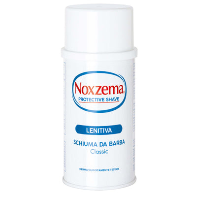 Lattina schiuma da barba Noxzema Classic Lenitiva bianca 300ml vista frontale