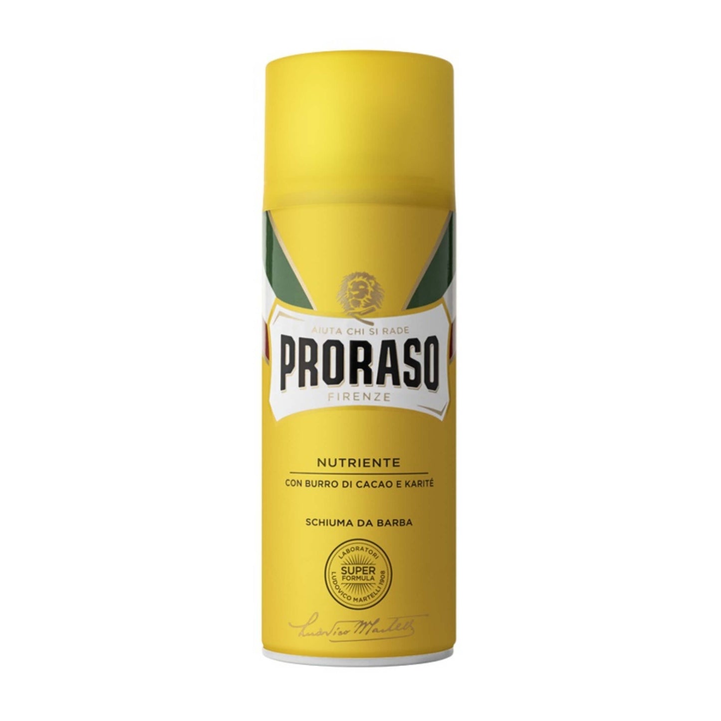 Lattina schiuma da barba Proraso Nutriente 400ml burro cacao karité formula vegetale