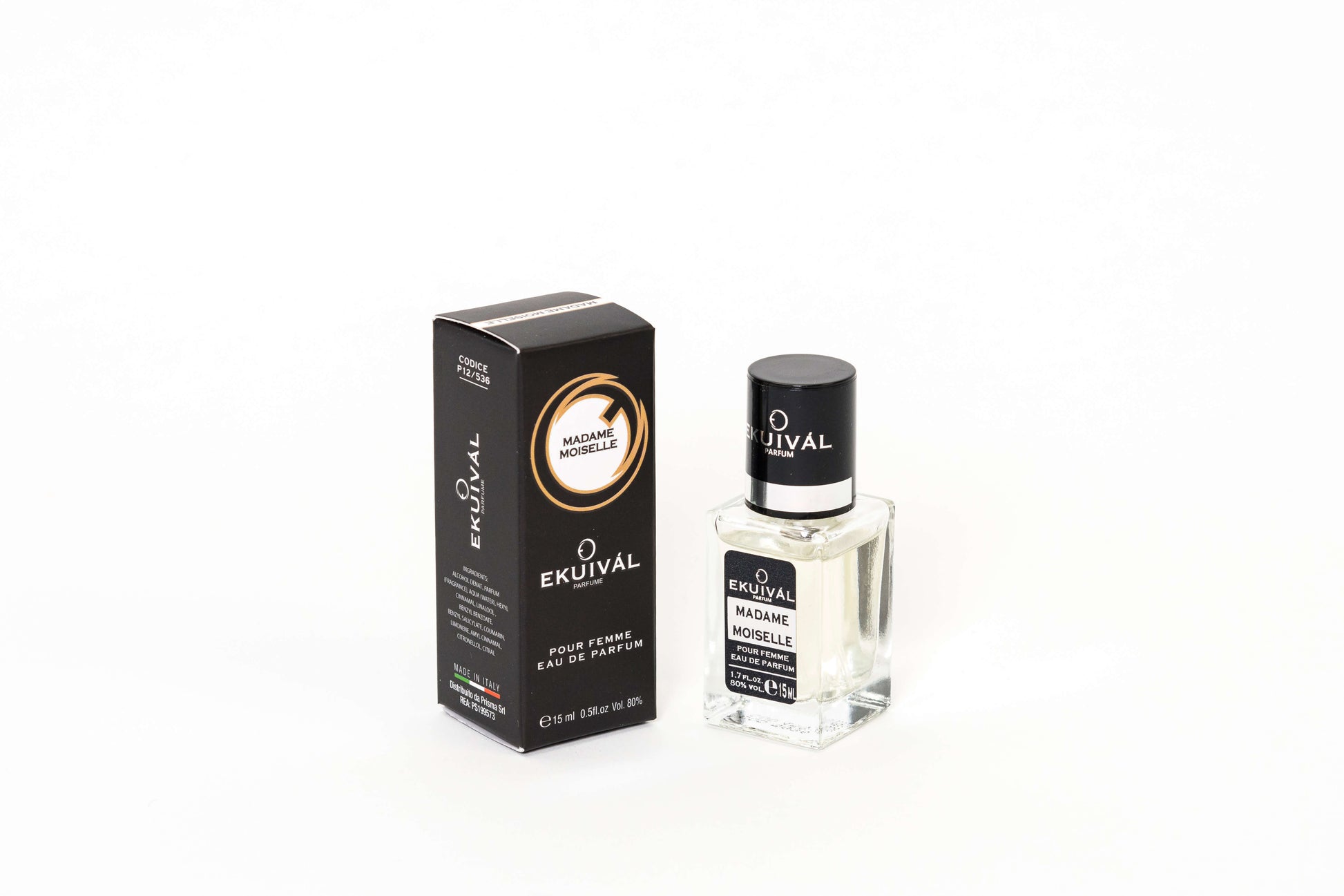 Profumo femminile Madame Moiselle 15ml eau de parfum - note di arancia bergamotto rosa gelsomino patchouli vetiver