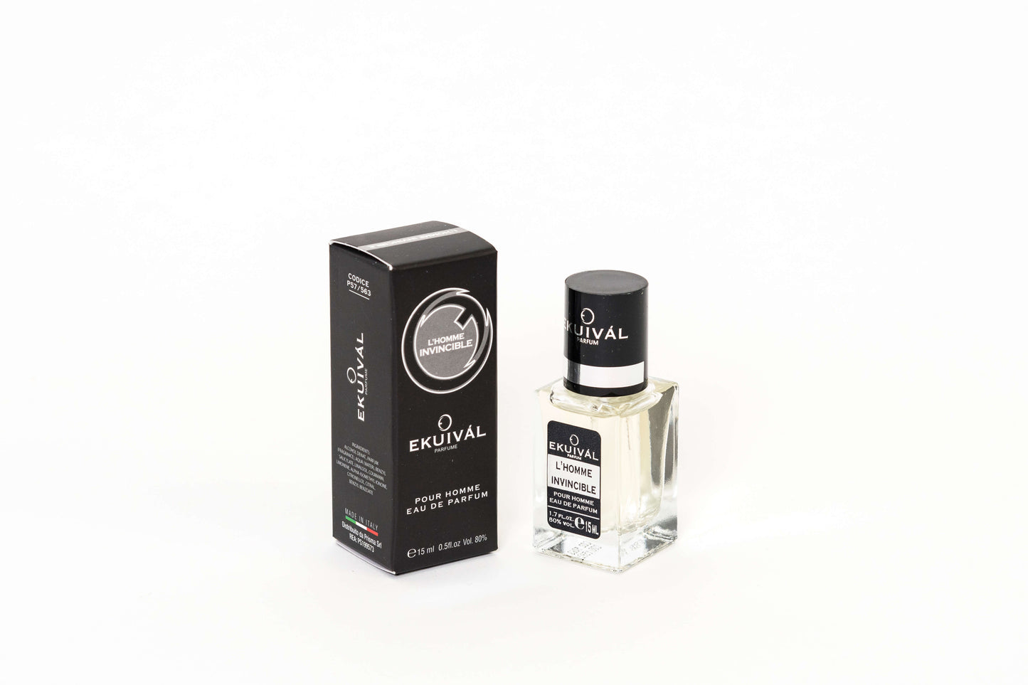 Profumo maschile L'Homme Invincible 15ml eau de parfum - note di pompelmo e menta cuore di cannella e spezie orientali base di cuoio e ambra