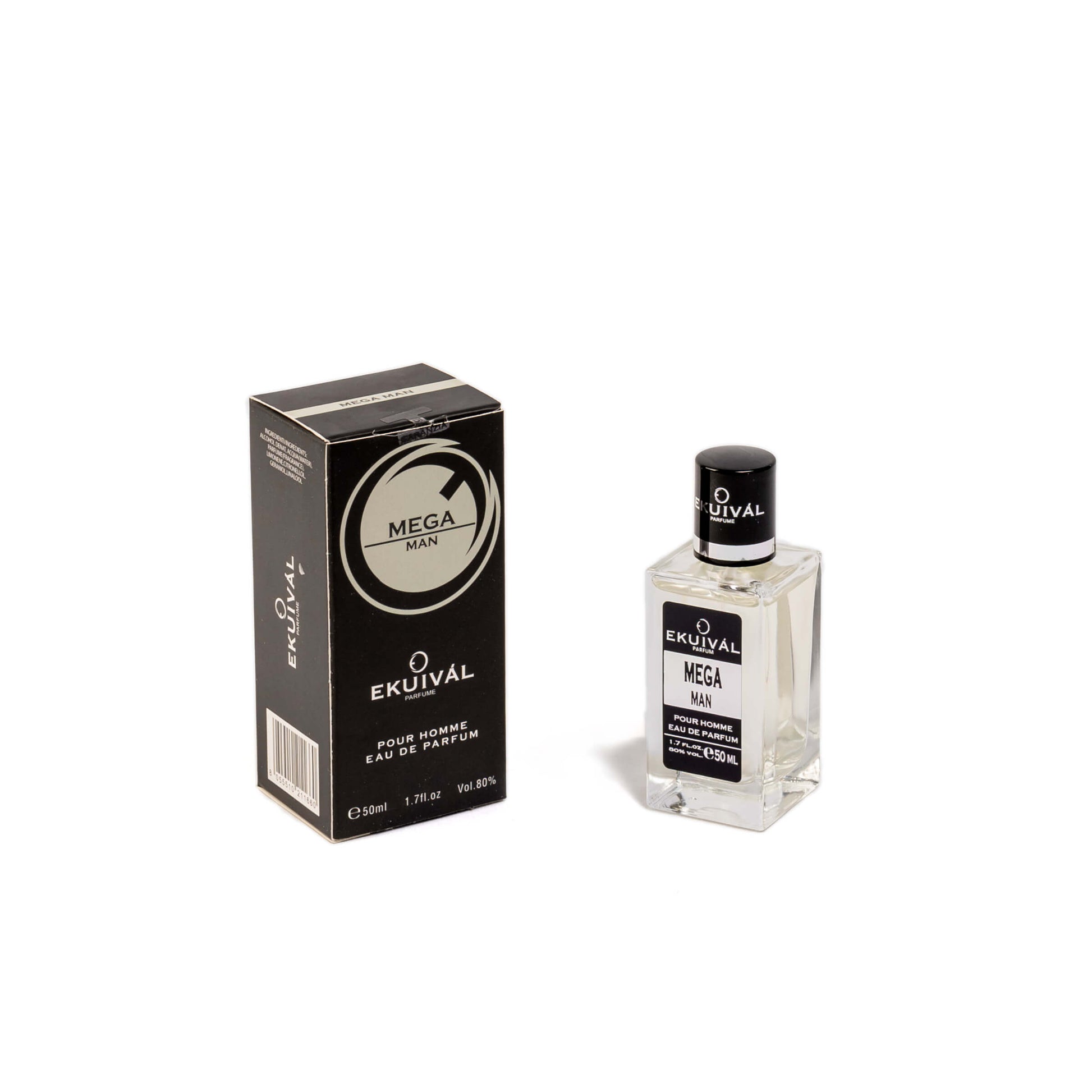 Profumo maschile Mega Man 15ml eau de parfum - note di bergamotto e pepe cuore di lavanda e anice stellato base di cedro e patchouli