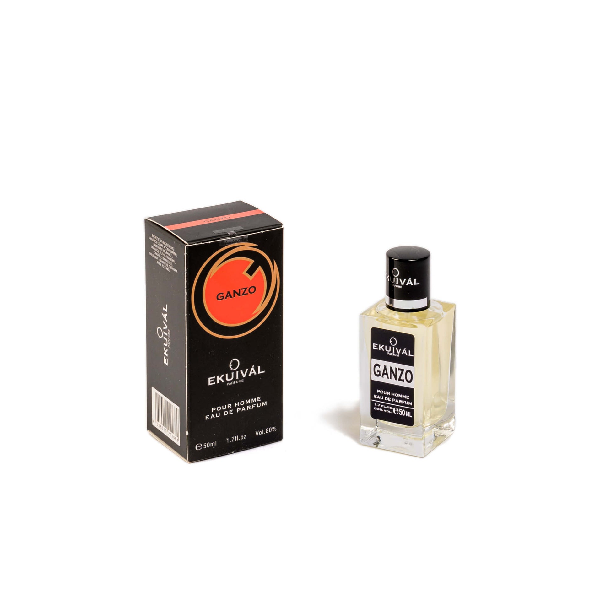 Profumo maschile Ganzo 15ml eau de parfum - note di agrumi e spezie cuore di cuoio e lavanda base di ambra e muschio