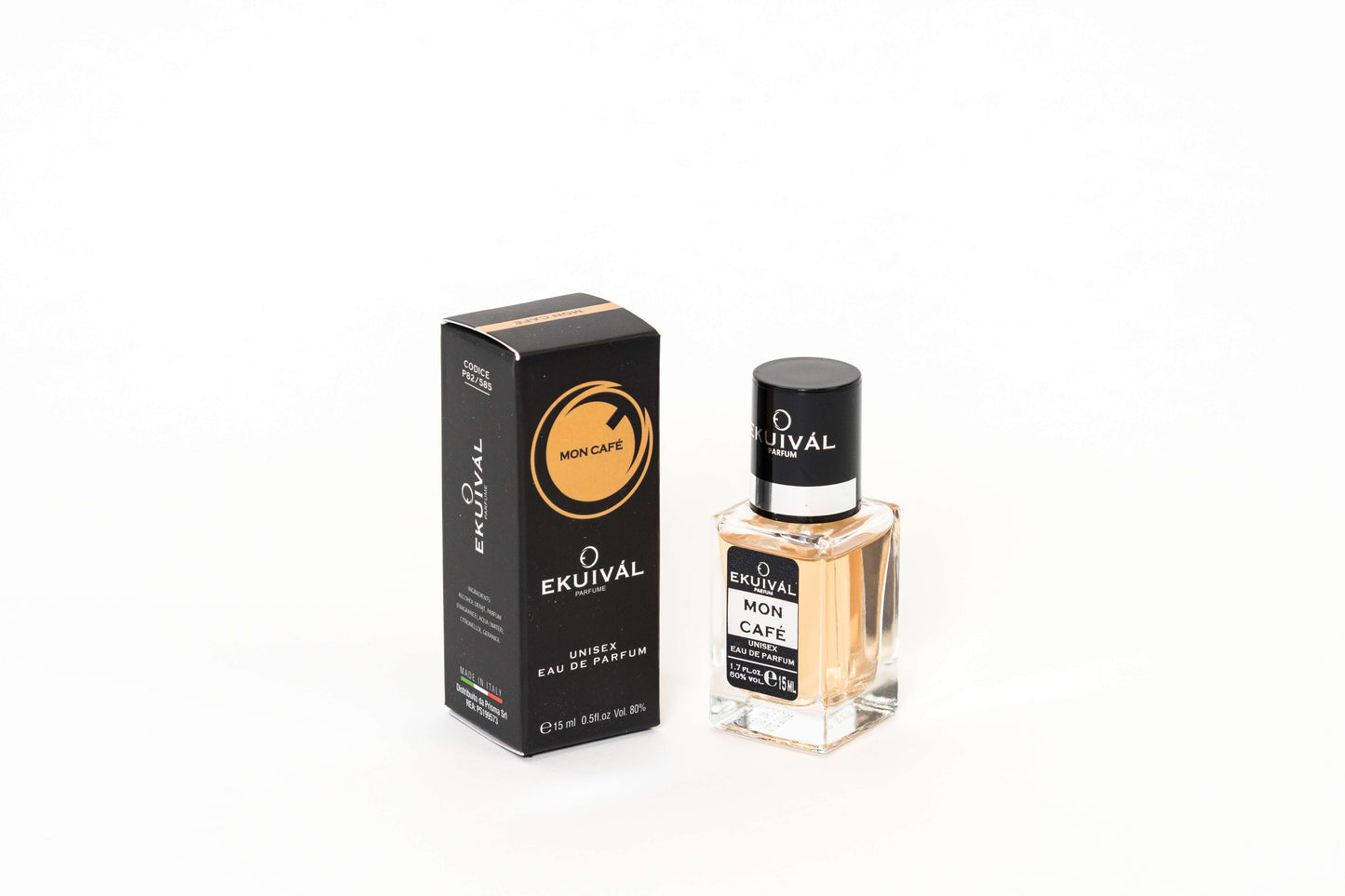 Profumo unisex Mon Café 15ml eau de parfum - note di caffè e rosa cuore di ambra e vaniglia base di muschio e patchouli