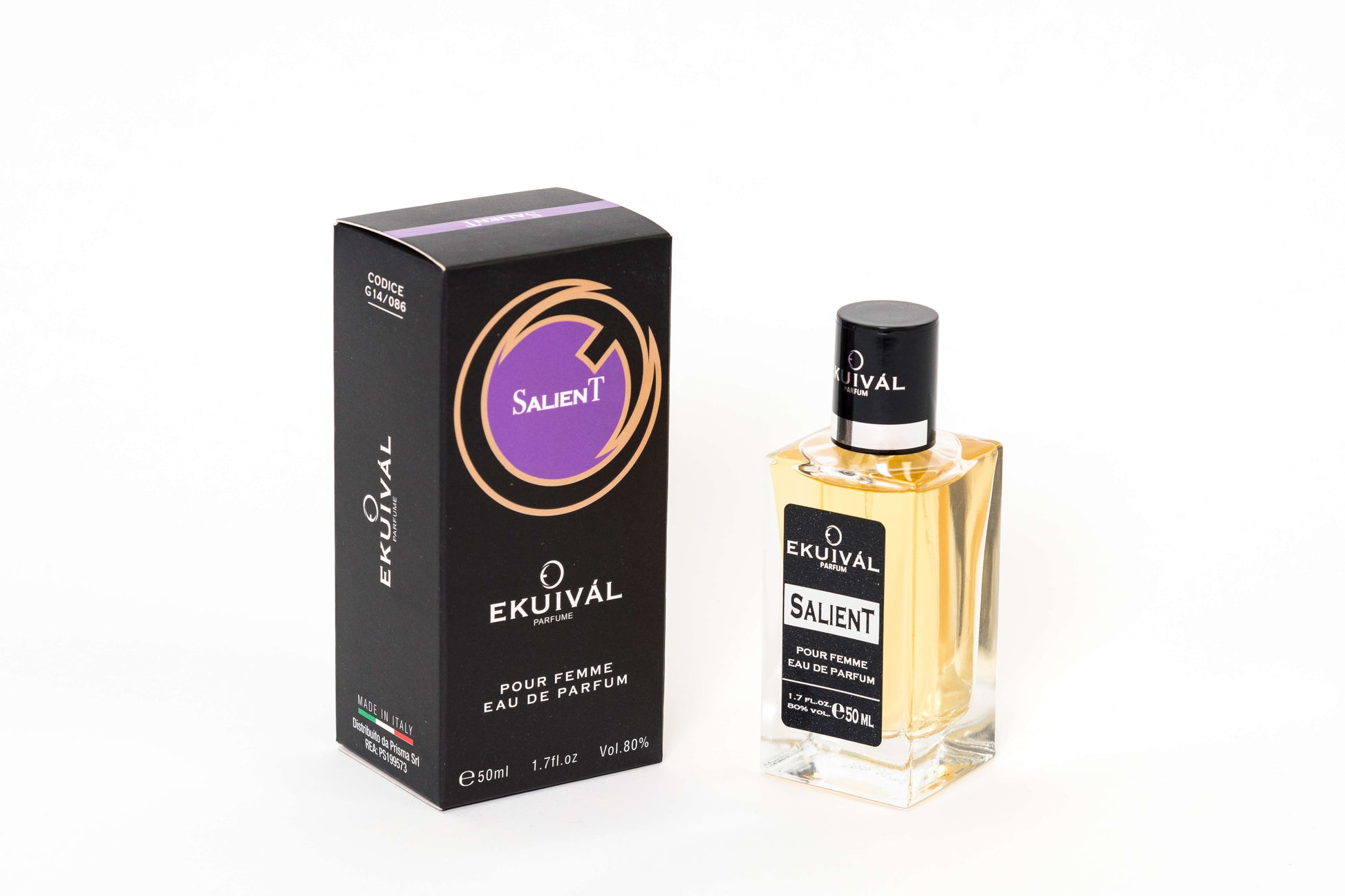 Profumo femminile Salient 50ml eau de parfum - note di mandarino e gelsomino cuore floreale e legnoso base di ambra e cashmeran