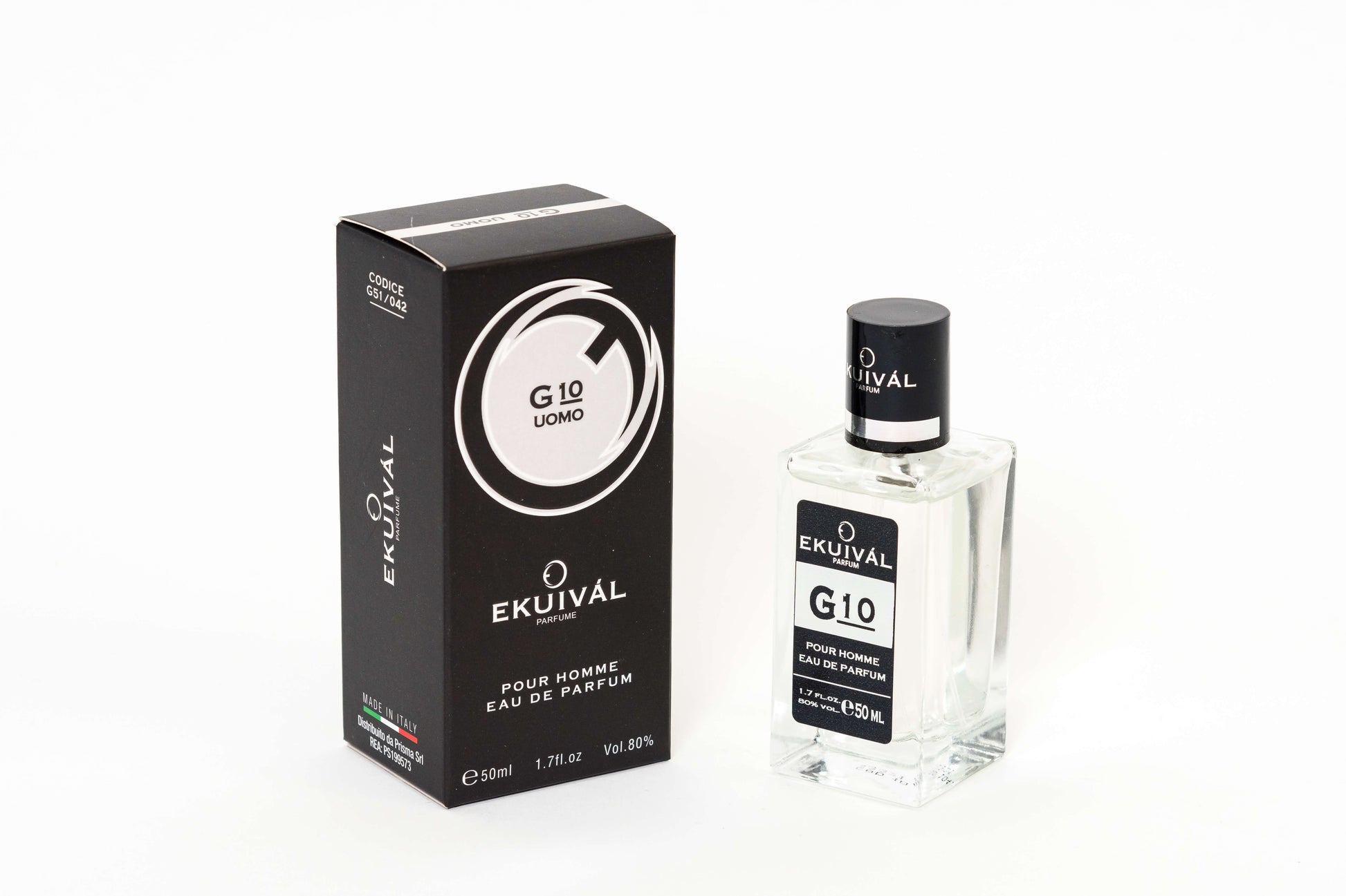 Profumo maschile G10 Uomo 50ml eau de parfum - note di bergamotto e limone cuore marino con geranio e rosmarino scia aromatica e fresca
