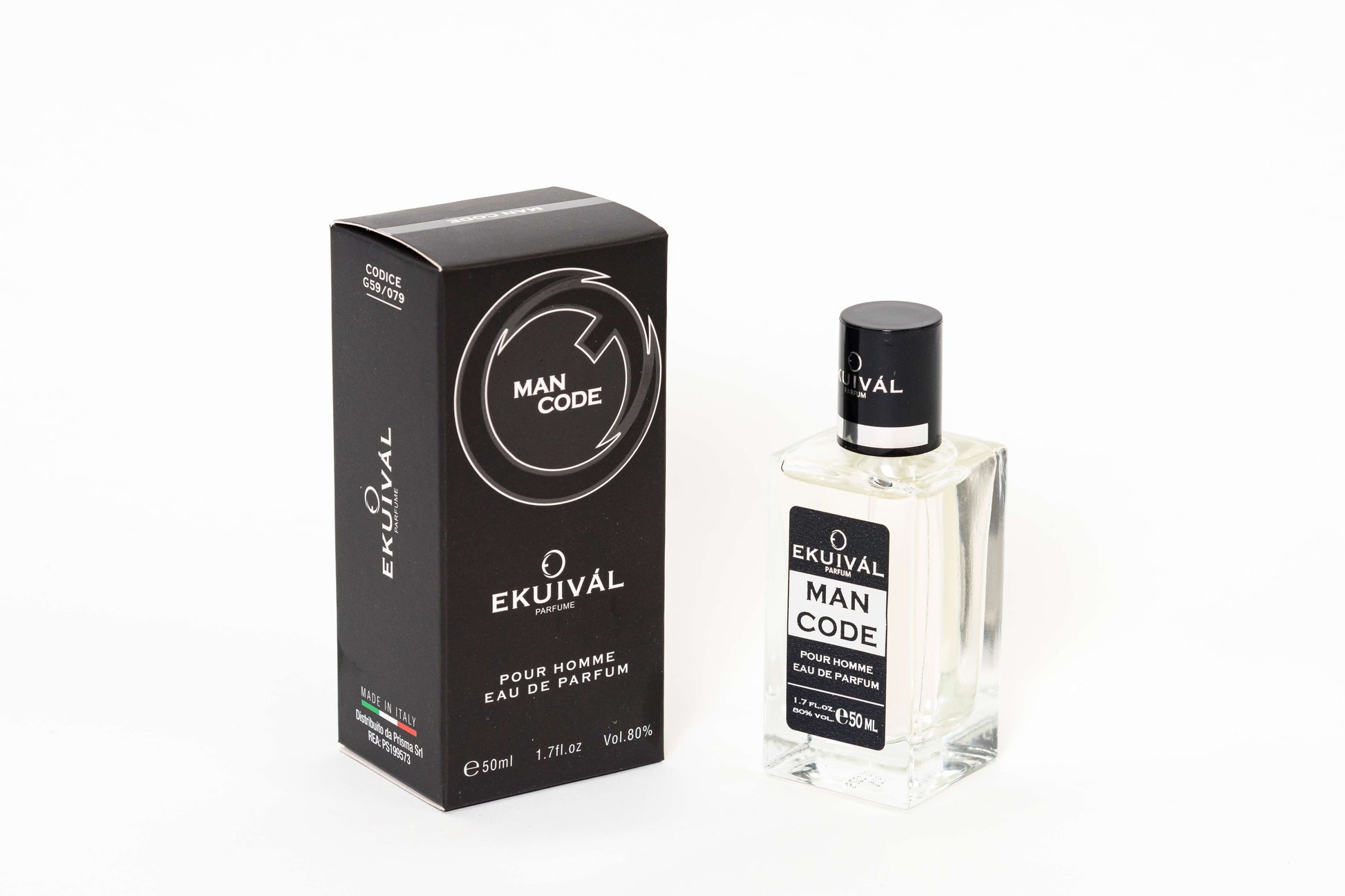 Profumo maschile Man Code 50ml eau de parfum - note di bergamotto limone anice stellato fiori d'olivo guaiaco fava tonka
