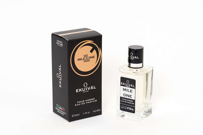 Profumo maschile Mile One 50ml eau de parfum - note di pompelmo e menta cuore di rosa e cannella base di ambra e patchouli
