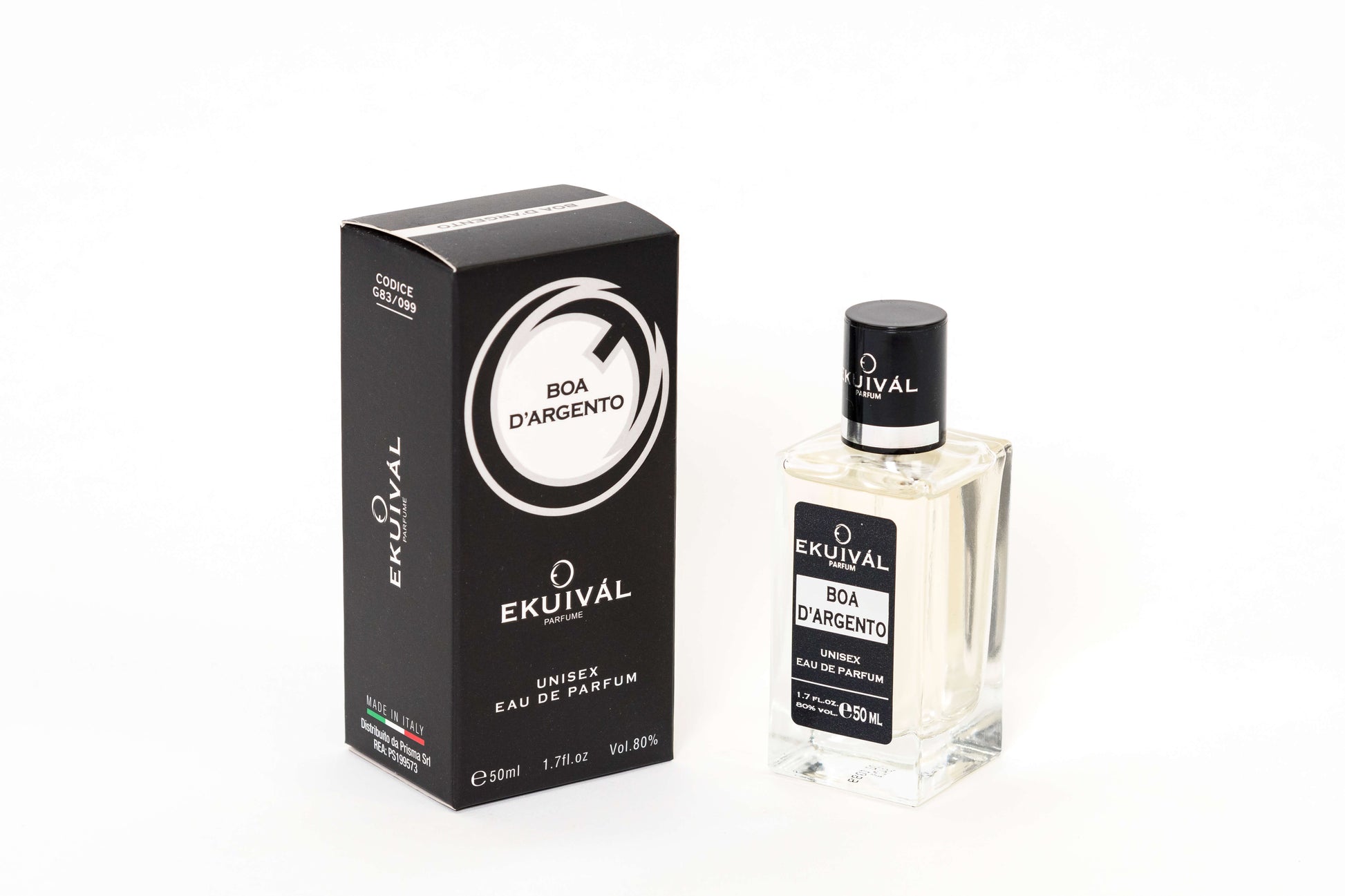 Profumo unisex Boa d'Argento 50ml eau de parfum - note di iris e incenso cuore di muschio base di ambra e miele