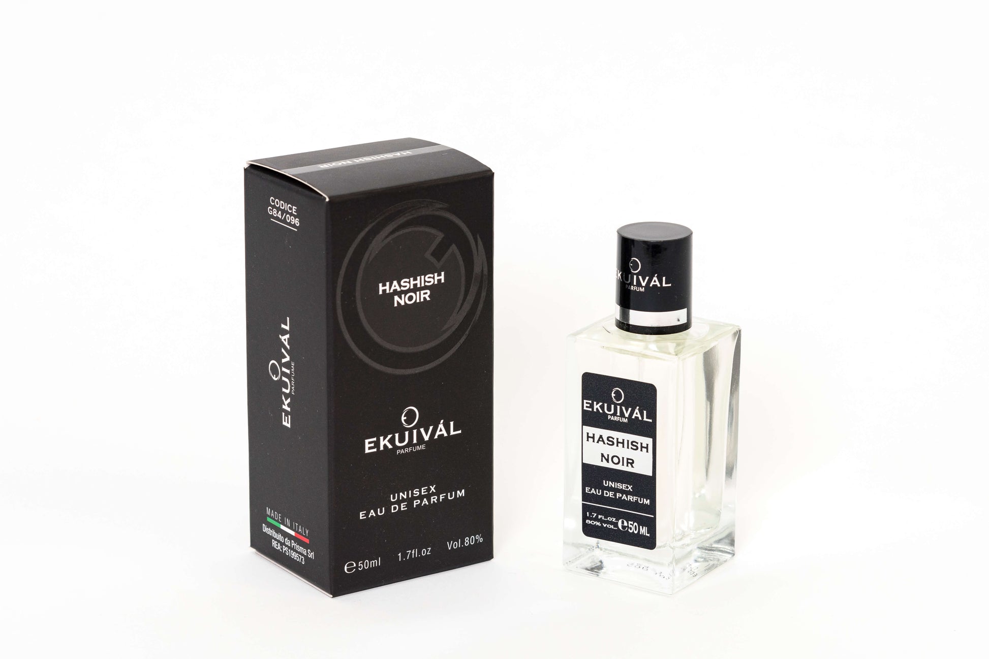 Profumo unisex Hashish Noir 50ml eau de parfum - note di incenso e cannabis cuore di oud e cedro base di ambra e muschio
