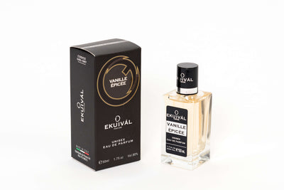 Profumo unisex Vanille Épicée 50ml eau de parfum - note di vaniglia e spezie orientali cuore di tabacco base di sandalo e cacao