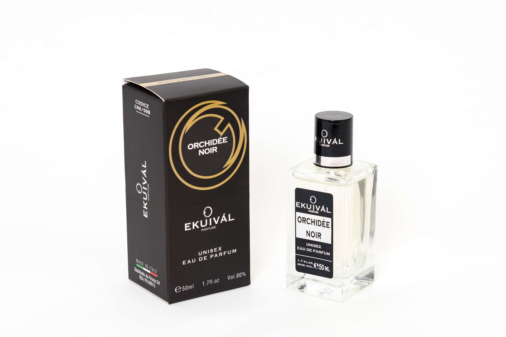 Profumo unisex Orchidée Noir 50ml eau de parfum - note di tartufo e ylang-ylang cuore di orchidea nera e spezie base di incenso e sandalo