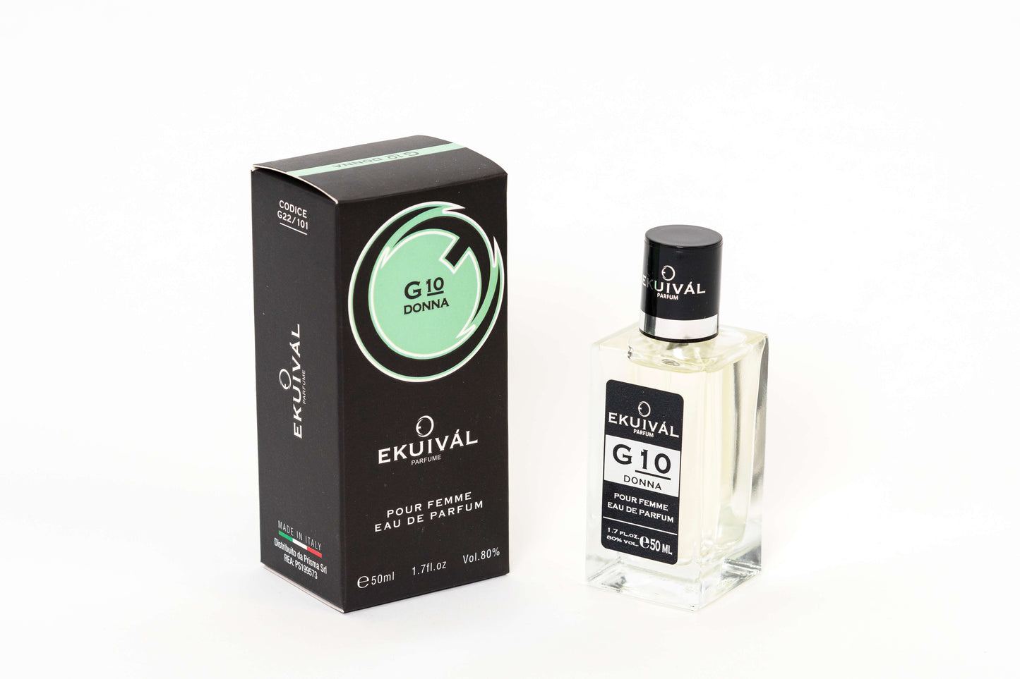 Profumo femminile G10 Donna 50ml eau de parfum - note di limone e menta cuore di gelsomino e peonia base di cedro e zucchero