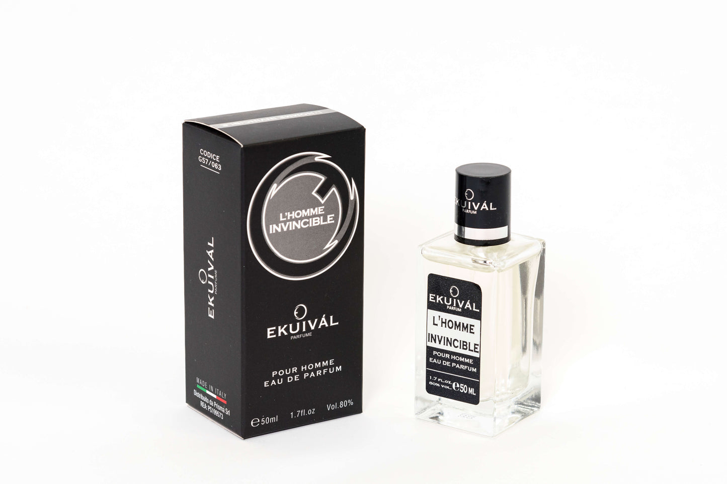 Profumo L'Homme Invincible 50ml eau de parfum - note di pompelmo e menta cuore di cannella e spezie orientali base di cuoio e ambra
