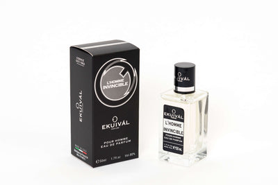 Profumo L'Homme Invincible 50ml eau de parfum - note di pompelmo e menta cuore di cannella e spezie orientali base di cuoio e ambra